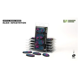 ALIEN INFESTATION BASES - OVAL 60MM