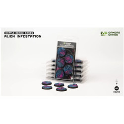ALIEN INFESTATION BASES - ROUND 40MM