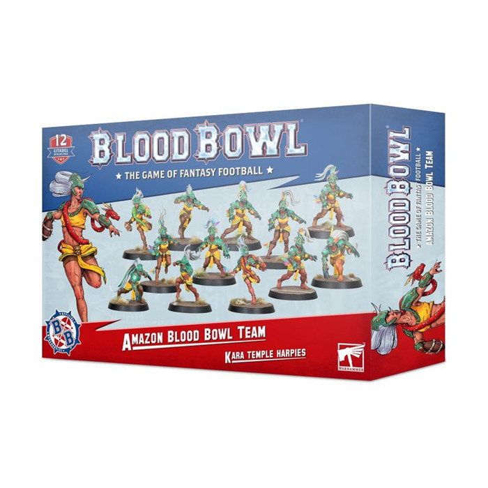 AMAZON BLOOD BOWL TEAM: KARA TEMPLE HARPIES AMAZON BLOOD BOWL TEAM: KARA TEMPLE HARPIES
