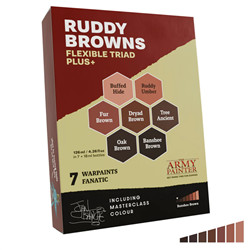 ARMY PAINTER - RUDDY BROWNS FLEXIBLE TRIAD PLUS+