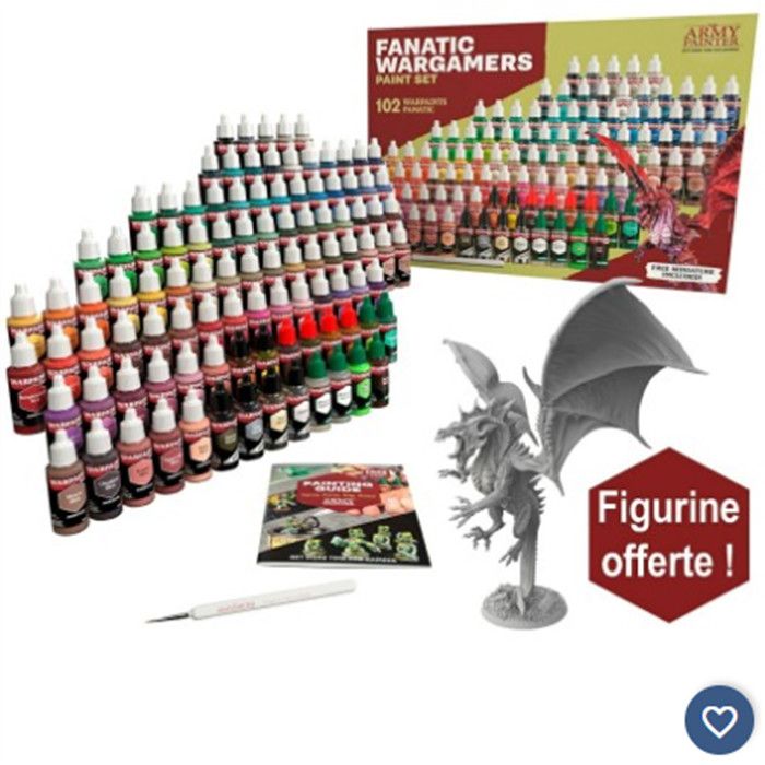 ARMY PAINTER - WARPAINTS FANATIC WARGAMERS PAINT SET ARMY PAINTER - WARPAINTS FANATIC WARGAMERS PAINT SET
