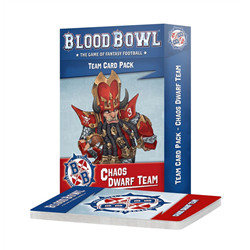 BLOOD BOWL: CHAOS DWARF CARDS