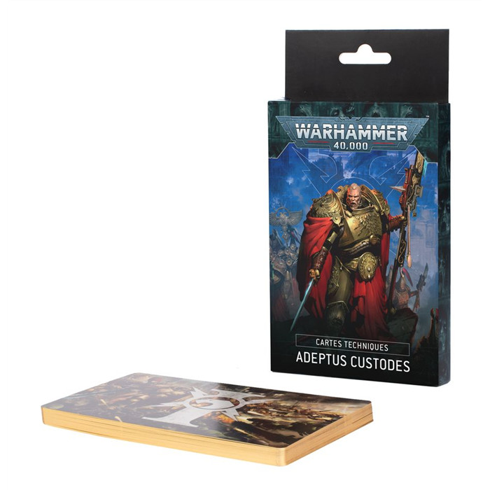 CARTES TECHNIQUES: ADEPTUS CUSTODES CARTES TECHNIQUES: ADEPTUS CUSTODES