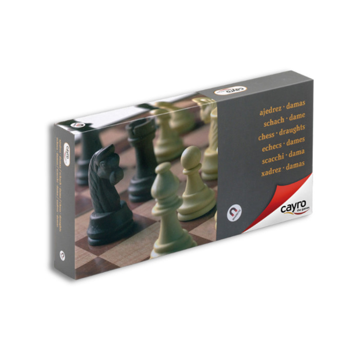 CAYRO MAGNETIC CHESS AND DRAUGHTS BIG CAYRO MAGNETIC CHESS AND DRAUGHTS BIG