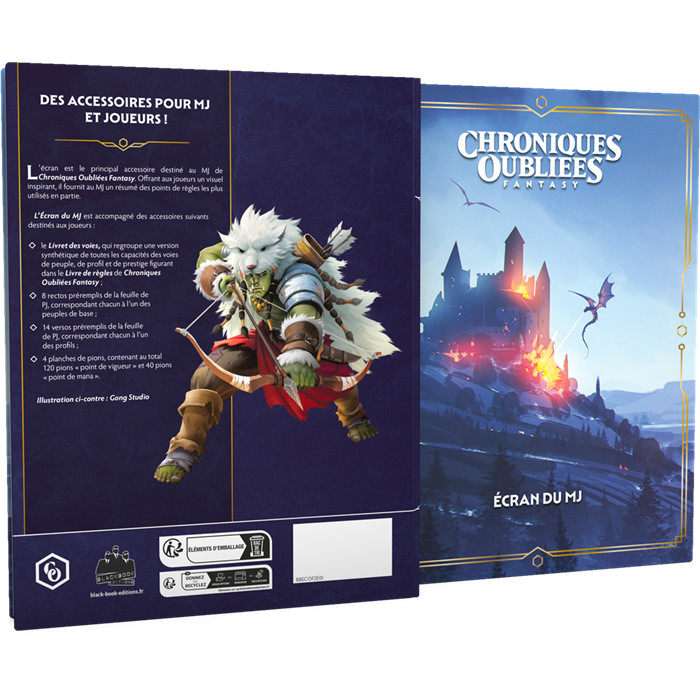 CHRONIQUES OUBLIÉES 2 : ECRAN DE COF + LIVRET DES VOIES CHRONIQUES OUBLIÉES 2 : ECRAN DE COF + LIVRET DES VOIES