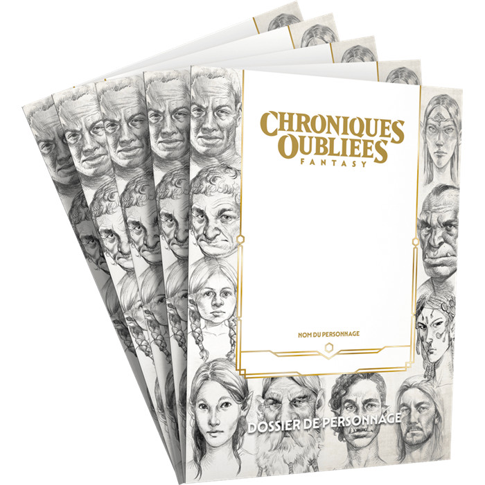 CHRONIQUES OUBLIÉES FANTASY 2 - DOSSIERS DE PERSONNAGES CHRONIQUES OUBLIÉES FANTASY 2 - DOSSIERS DE PERSONNAGES