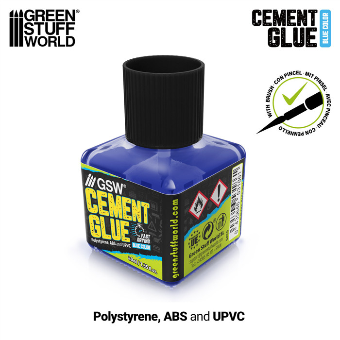 COLLE POUR PLASTIQUE BLEUE 40ML COLLE POUR PLASTIQUE BLEUE 40ML