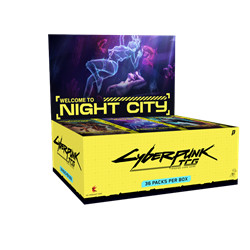 CYBERPUNK TCG - WELCOME TO NIGHT CITY - BETA BOOSTER DISPLAY