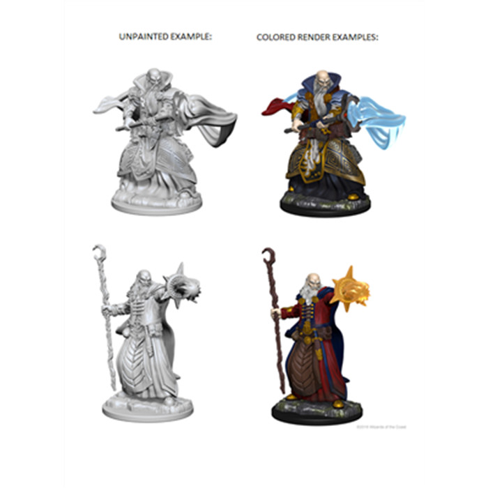D&D MINIATURES: HUMAN MALE WIZARD D&D MINIATURES: HUMAN MALE WIZARD
