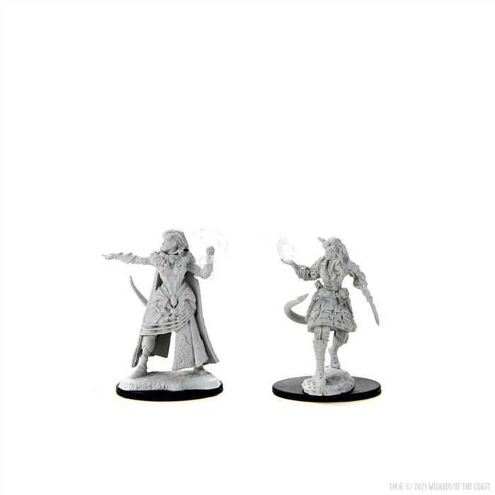 D&D MINIATURES: TIEFLING FEMALE SORCERER D&D MINIATURES: TIEFLING FEMALE SORCERER