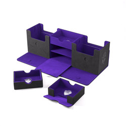 DECK BOX - GAMEGENIC - BLACK/PURPLE -THE ACADEMIC 266+ XL