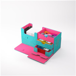 DECK BOX - GAMEGENIC - TEAL/PINK -THE ACADEMIC 133+ XL