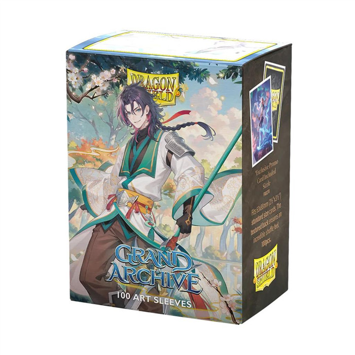 DRAGON SHIELD GRAND ARCHIVE MATTE ART SLEEVES - JIN, FATE DEFIANT (100 SLEE DRAGON SHIELD GRAND ARCHIVE MATTE ART SLEEVES - JIN, FATE DEFIANT (100 SLEE