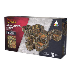DUNGEONS & LASERS - DÉCORS - ABANDONED MINES PRÉPEINT