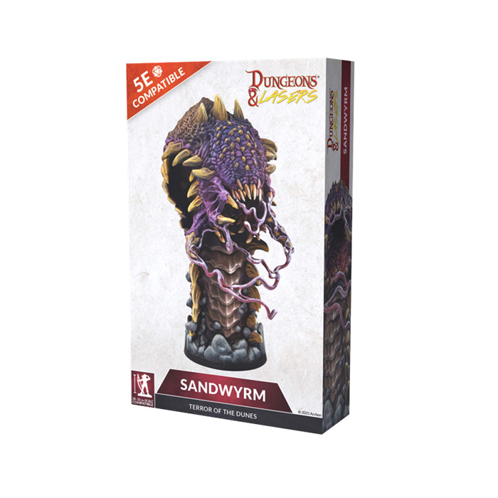 DUNGEONS & LASERS - FIGURINES - SANDWYRM DUNGEONS & LASERS - FIGURINES - SANDWYRM