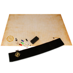 ENHANCE TAPIS QUADRILLÉ POUR JEU DE RÔLE SUR TABLE