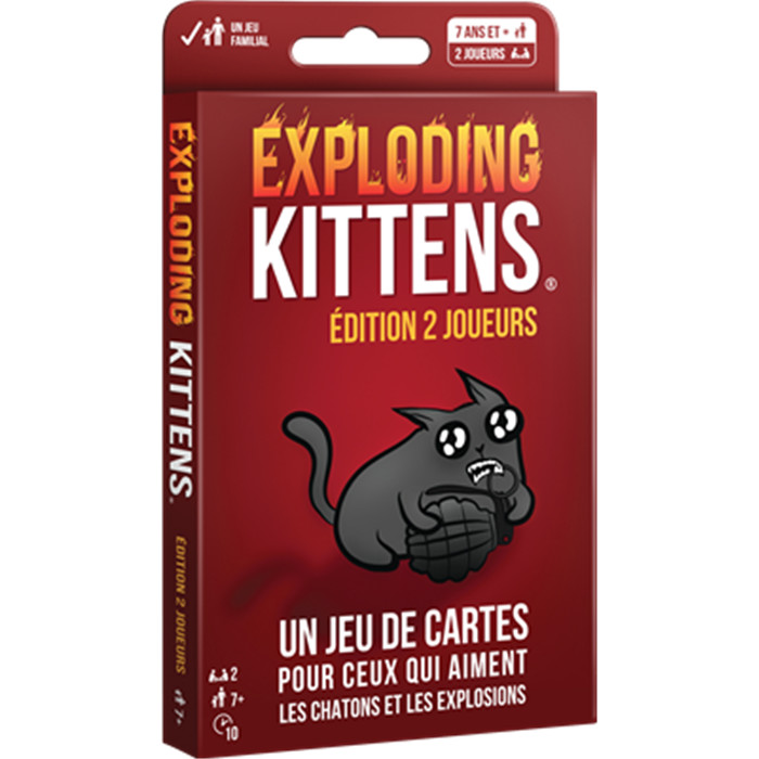 EXPLODING KITTENS - ÉDITION 2 JOUEURS EXPLODING KITTENS - ÉDITION 2 JOUEURS
