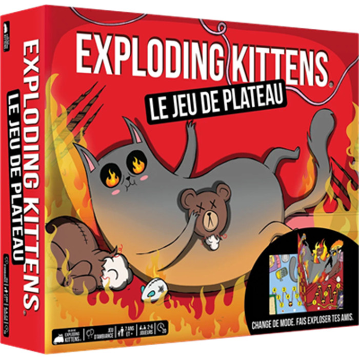 EXPLODING KITTENS: LE JEU DE PLATEAU EXPLODING KITTENS: LE JEU DE PLATEAU