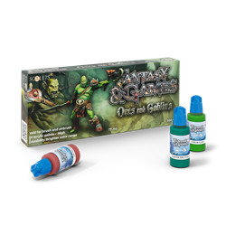 FANTASY & GAMES : ORCS & GOBLINS PAINT SET