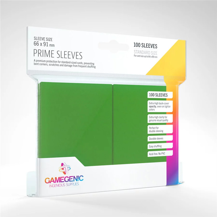 GAMEGENIC - PRIME SLEEVES 66X91 GAMEGENIC - PRIME SLEEVES 66X91