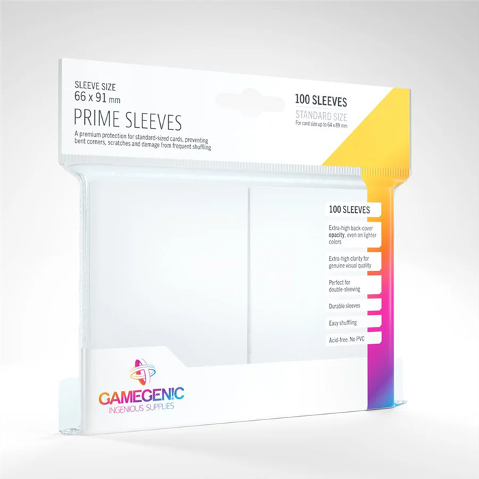 GAMEGENIC - PRIME SLEEVES 66X91 GAMEGENIC - PRIME SLEEVES 66X91