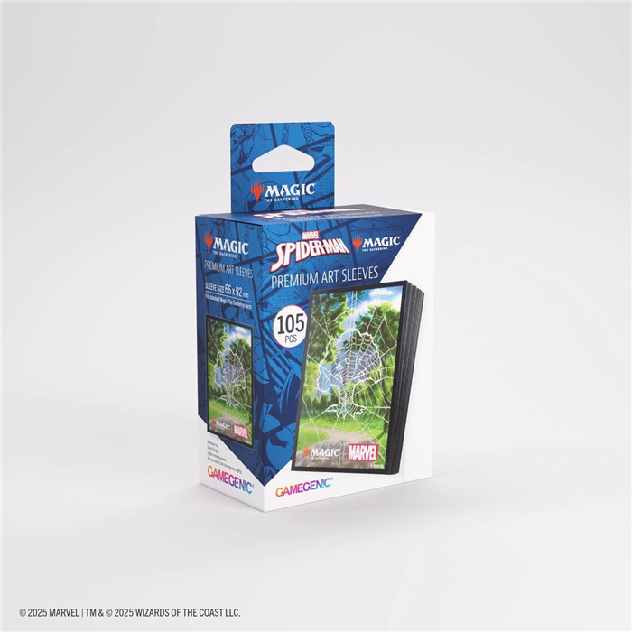 GAMEGENIC - SPIDER-MAN PREMIUM ART SLEEVES - SPIDERMAN FOREST GAMEGENIC - SPIDER-MAN PREMIUM ART SLEEVES - SPIDERMAN FOREST