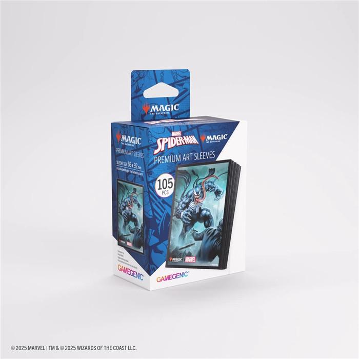 GAMEGENIC - SPIDER-MAN PREMIUM ART SLEEVES - VENOM GAMEGENIC - SPIDER-MAN PREMIUM ART SLEEVES - VENOM