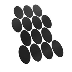 GSW - FEUILLES MAGNÉTIQUES - OVALE 75X42MM