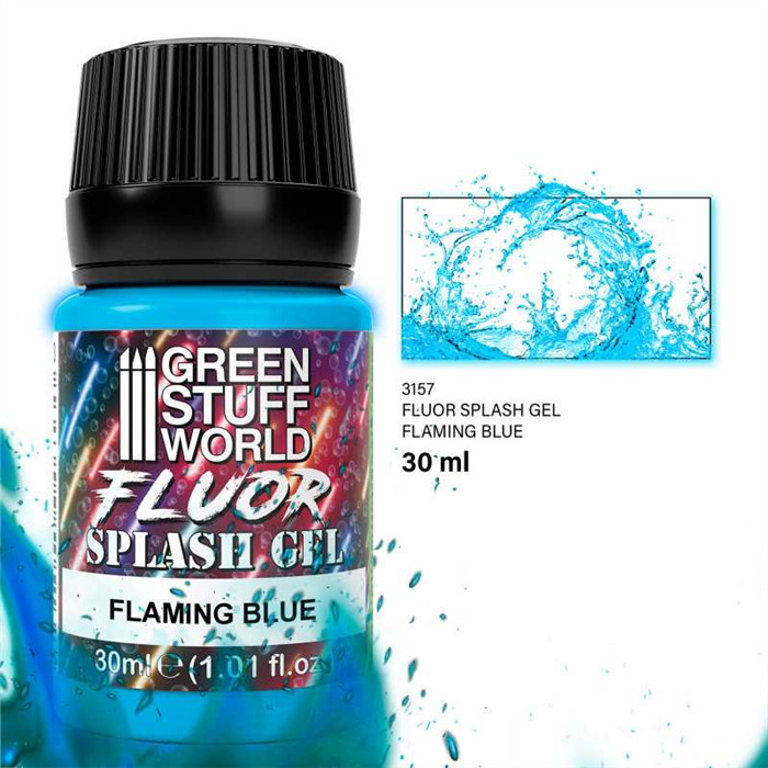 GSW - SPLASH GEL - BLEU FLAMBOYANT GSW - SPLASH GEL - BLEU FLAMBOYANT