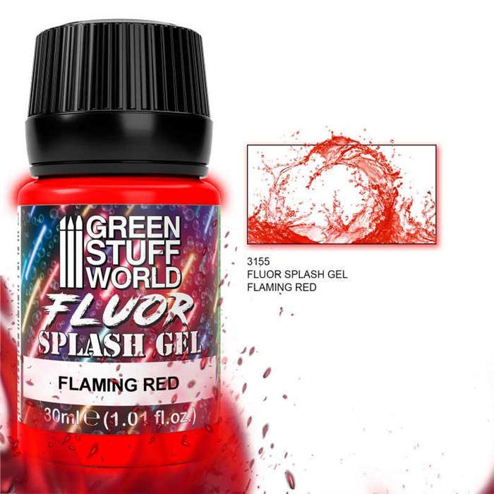 GSW - SPLASH GEL - ROUGE FLAMBOYANT GSW - SPLASH GEL - ROUGE FLAMBOYANT