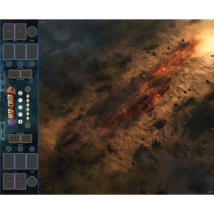 HITS AND CRITS - ASOIAF BLOODY DAWN ONE-SIDED RUBBER MAT 58,5" X 48" HITS AND CRITS - ASOIAF BLOODY DAWN ONE-SIDED RUBBER MAT 58,5" X 48"