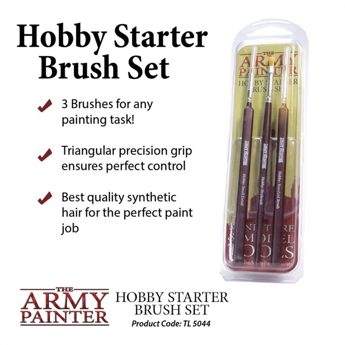 HOBBY STARTER BRUSH SET HOBBY STARTER BRUSH SET