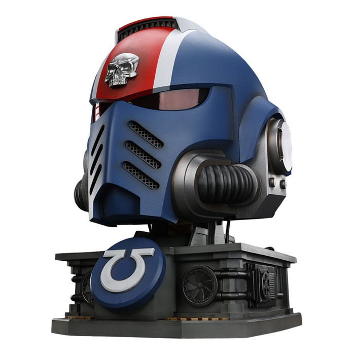 JOYTOY - W40K - SPACE MARINE 2 REPLIQUE CASQUE ULTRAMARINES LT. TITUS JOYTOY - W40K - SPACE MARINE 2 REPLIQUE CASQUE ULTRAMARINES LT. TITUS