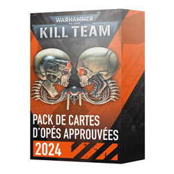 KILL TEAM: PACK DE CARTES D'OPÉRATIONS APPROUVÉES 2024