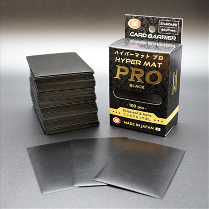 KMC - STANDARD SLEEVES - HYPER MAT PRO BLACK KMC - STANDARD SLEEVES - HYPER MAT PRO BLACK