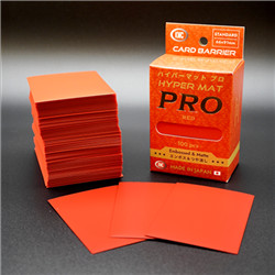KMC STANDARD SLEEVES - HYPER MAT PRO RED