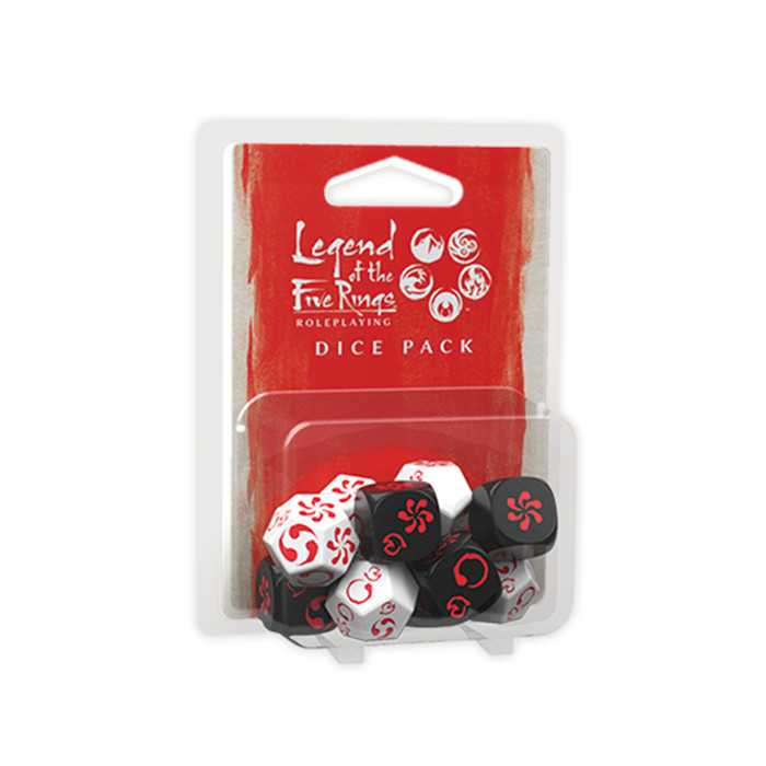LA LÉGENDE DES CINQ ANNEAUX - SET DE DÉS LA LÉGENDE DES CINQ ANNEAUX - SET DE DÉS