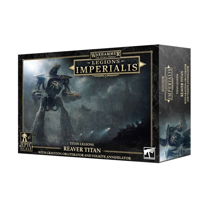 LEGIONS IMPERIALIS: REAVER TITAN WITH GRAVITON OBLITERATOR AND VOLKITE ANNI LEGIONS IMPERIALIS: REAVER TITAN WITH GRAVITON OBLITERATOR AND VOLKITE ANNI