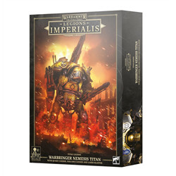 LEGIONS IMPERIALIS: WARBRINGER NEMESIS TITAN WITH QUAKE CANNON, VOLCANO CAN