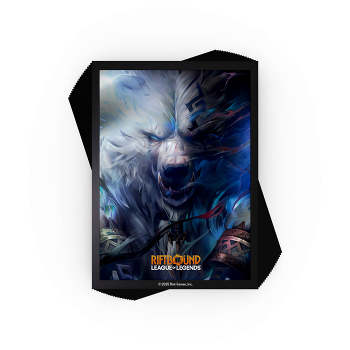 LOL - RIFTBOUND - SET 1: ORIGINS ART SLEEVES VOLIBEAR LOL - RIFTBOUND - SET 1: ORIGINS ART SLEEVES VOLIBEAR
