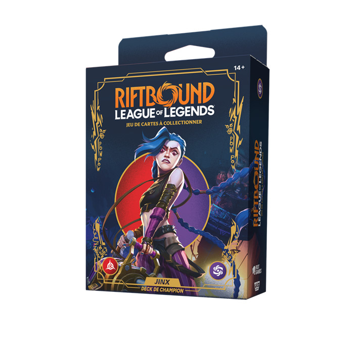 LOL - RIFTBOUND - SET 1: ORIGINS CHAMPION DECK - JINX LOL - RIFTBOUND - SET 1: ORIGINS CHAMPION DECK - JINX