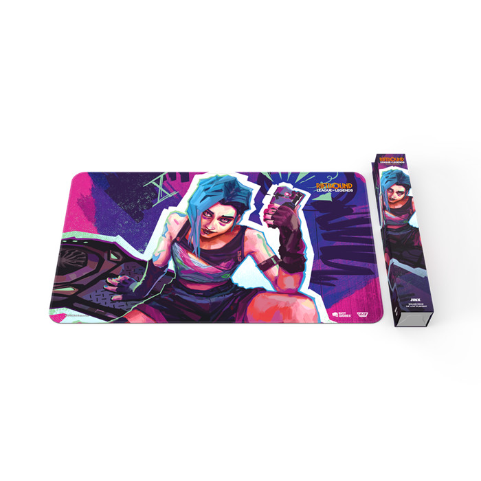 LOL - RIFTBOUND - SET 1: ORIGINS PLAYMAT JINX LOL - RIFTBOUND - SET 1: ORIGINS PLAYMAT JINX