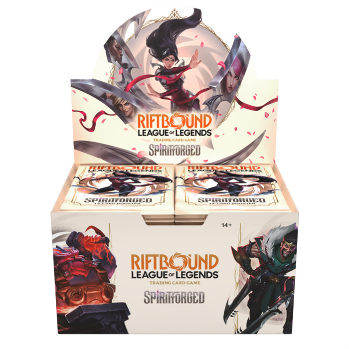 LOL - RIFTBOUND - SET 2: SPIRITFORGED BOOSTER DISPLAY LOL - RIFTBOUND - SET 2: SPIRITFORGED BOOSTER DISPLAY