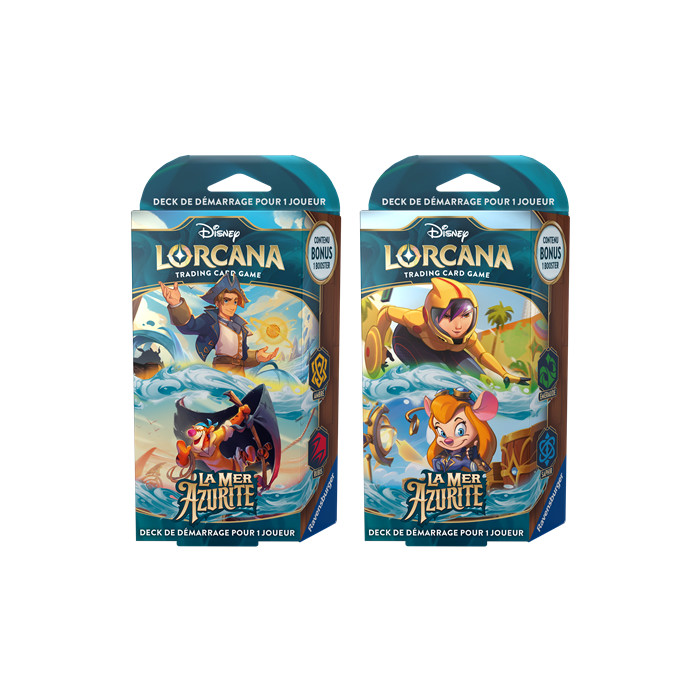 LORCANA - LA MER AZURITE PACK DE DÉMARRAGE LORCANA - LA MER AZURITE PACK DE DÉMARRAGE