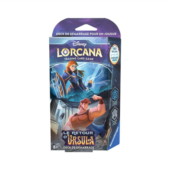 LORCANA - URSULA'S RETURN STARTER DECK (ACIER-SAPHIR) LORCANA - URSULA'S RETURN STARTER DECK (ACIER-SAPHIR)