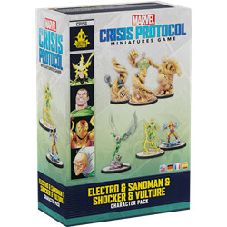MARVEL CRISIS PROTOCOL : ELECTRO/SANDMAN/SHOCKER/VULTURE