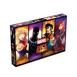 MARVEL DICE THRONE - BLACK PANTHER, CAPTAIN MARVEL, BLACK WIDOW, DR STRANGE