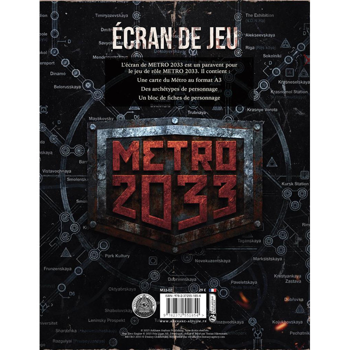 MÉTRO 2033 - ECRAN MÉTRO 2033 - ECRAN