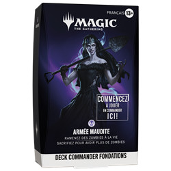 MTG - DECK COMMANDER FONDATIONS ARMÉE MAUDITE