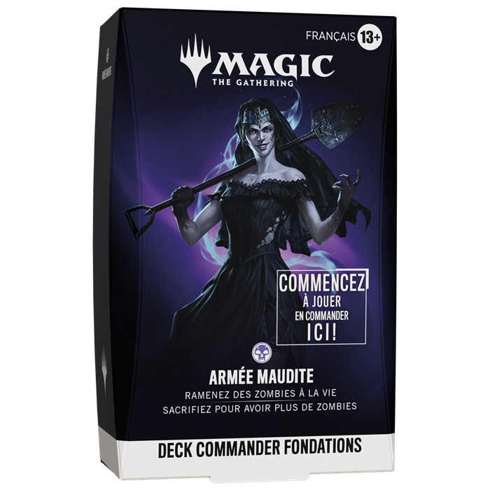 MTG - DECK COMMANDER FONDATIONS ARMÉE MAUDITE MTG - DECK COMMANDER FONDATIONS ARMÉE MAUDITE
